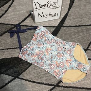 Downeast halter one-piece swimsuit size medium